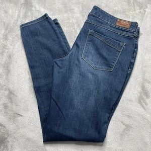 Express Skinny Jeans Women’s 8 Stretch Blue Denim Medium Wash Low Rise Cotton